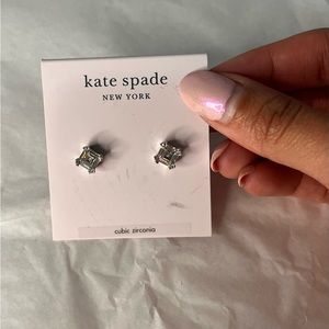 Kate Spade CZ studs NWT
